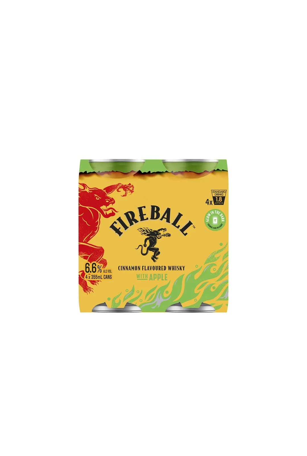 Fireball Fireball Cinnamon Whisky with Apple Cans 355mL
