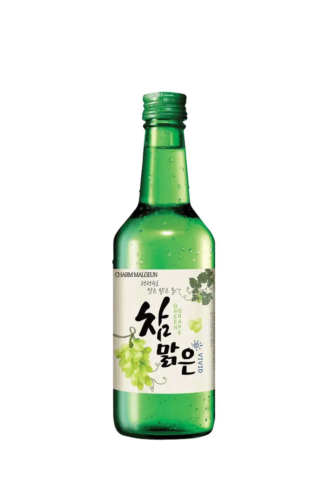 Charm Malgeun Charm Malgeun Vivid Green Grape Soju 360mL