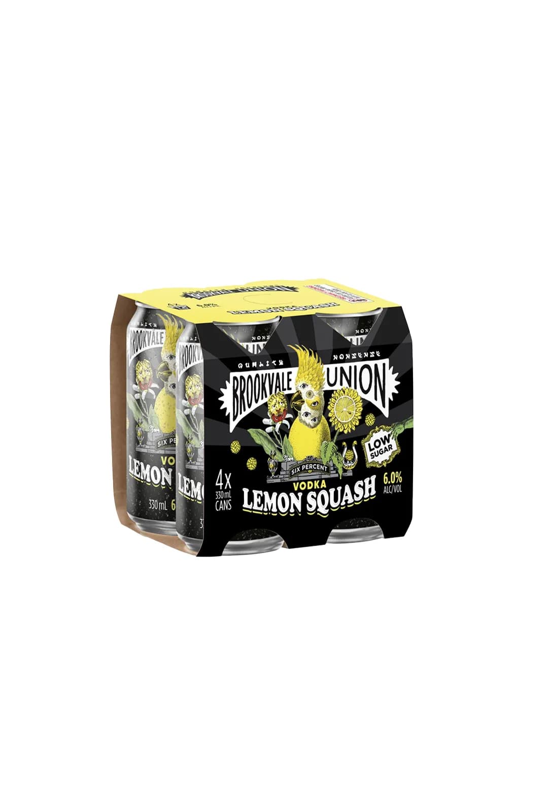 BrookVale Union Brookvale Union Vodka Lemon Squash 330mL Cans 