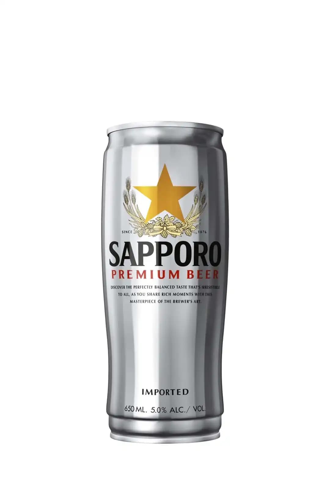 Sapporo Sapporo Premium Lager Can 650mL