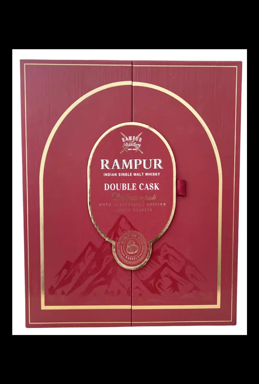Rampur Rampur Indian Single Malt Whisky Double Cask Gift Pack 700mL