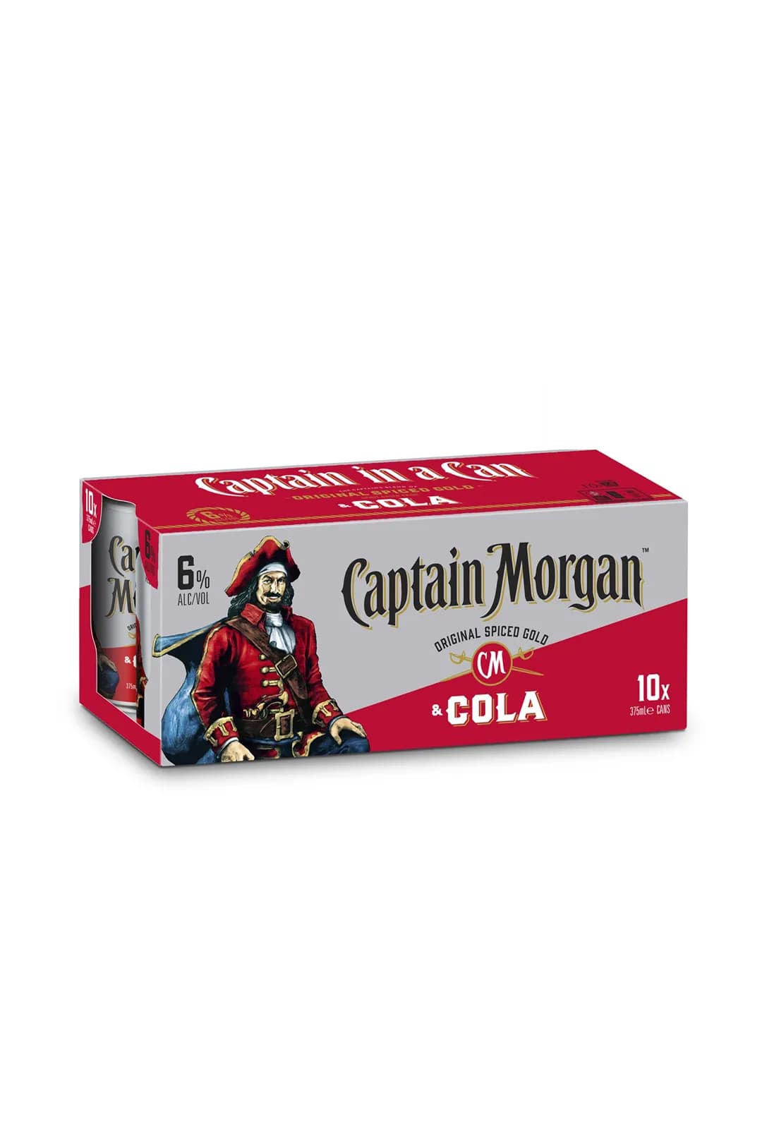 Captain Morgan Captain Morgan Spiced Rum & Cola Cans 375mL