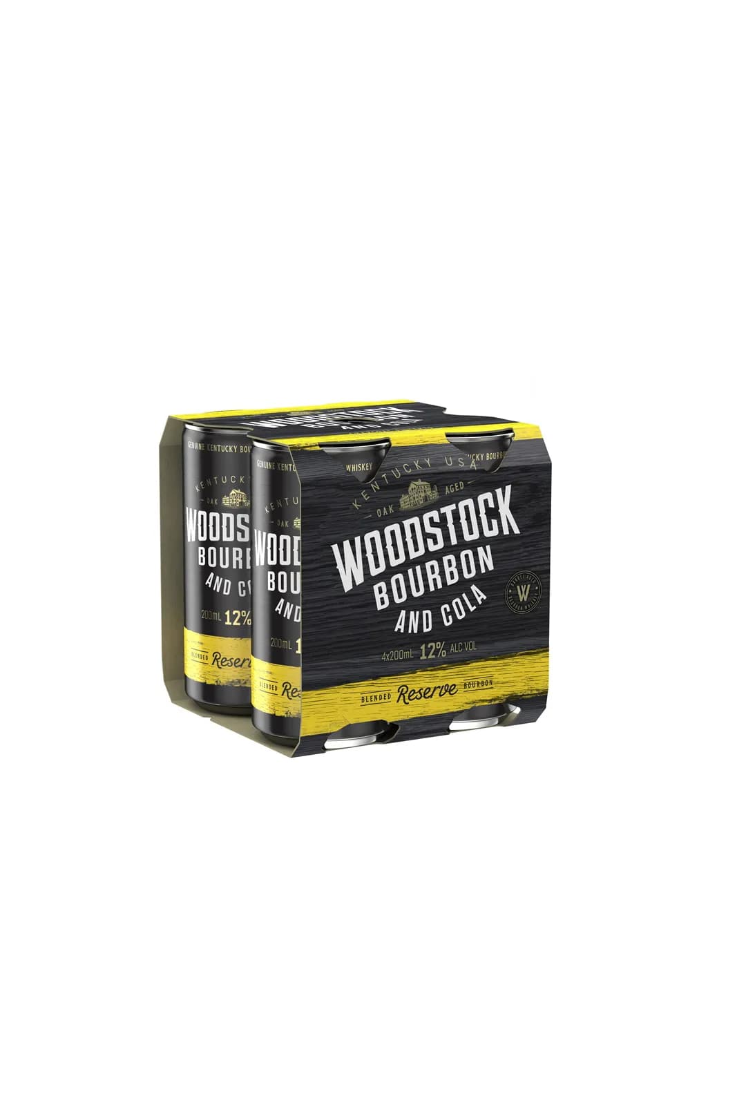Woodstock Bourbon & Cola Cans 12% 200mL