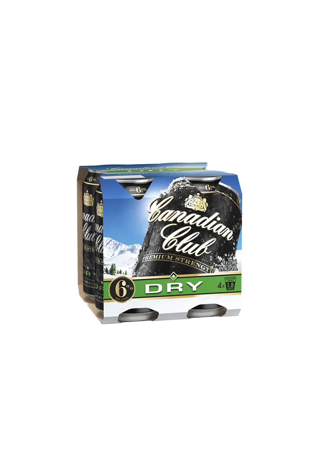 Canadian Club Canadian Club Premium Whisky & Dry Cans 375mL