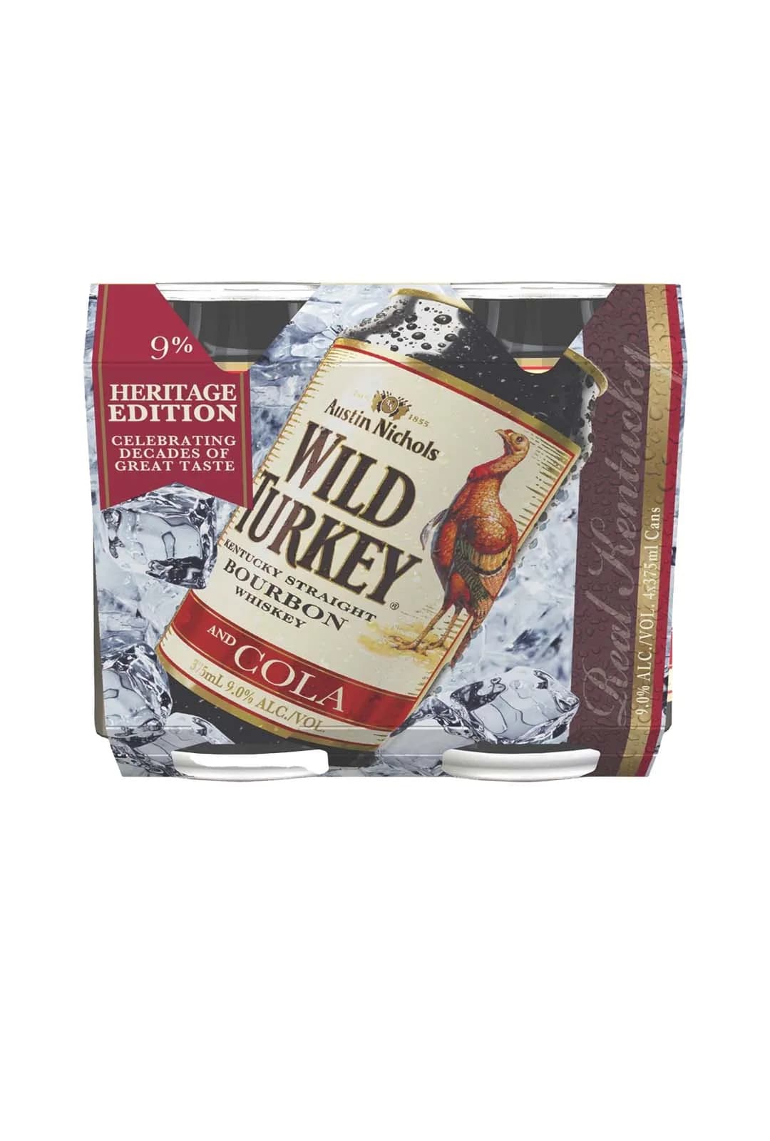 Wild Turkey Wild Turkey Heritage Edition & Cola 9% Cans 375mL