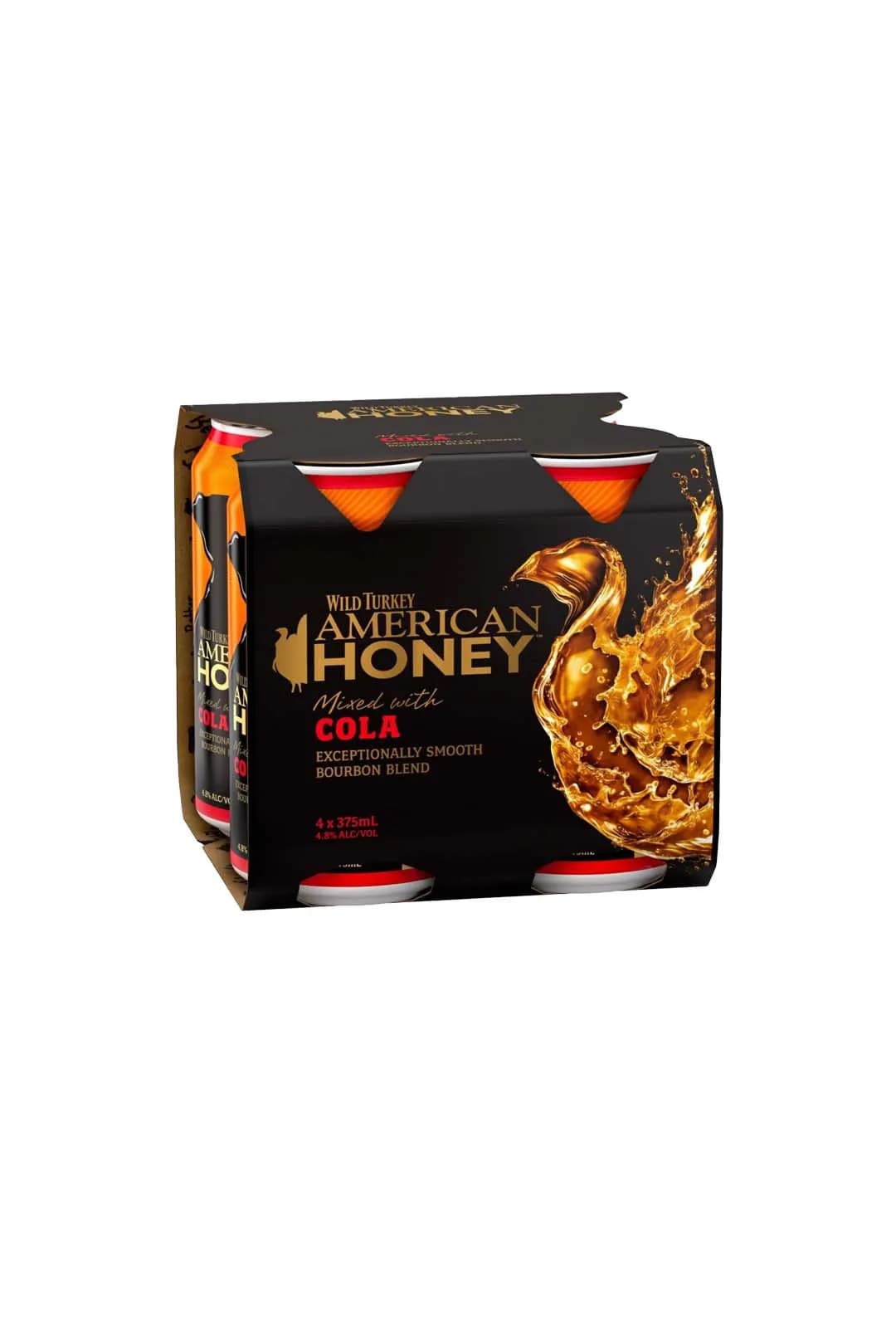 Wild Turkey Wild Turkey American Honey & Cola Cans 375mL