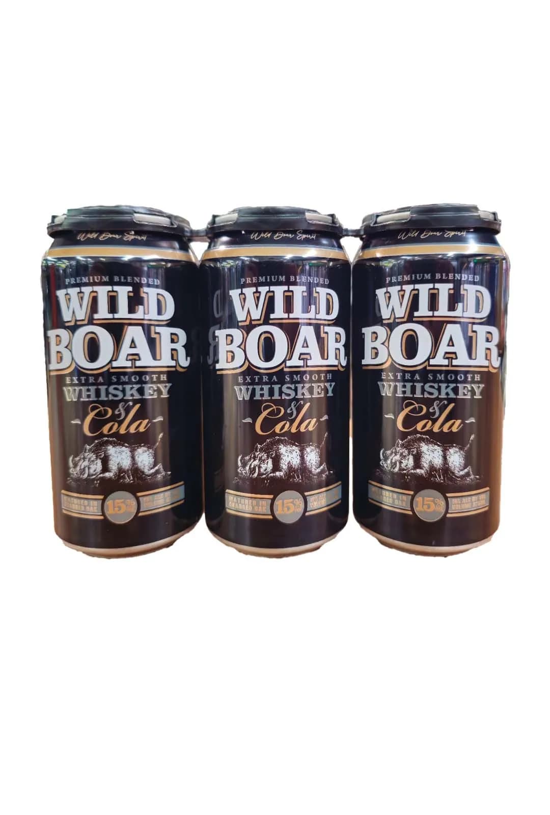 WILD BOAR Wild Boar Whisky & Cola 15% Cans 375mL