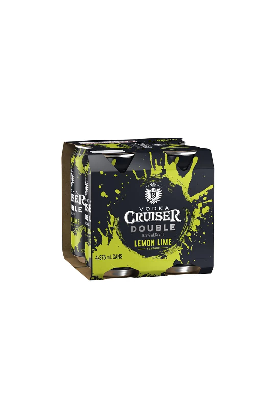 Vodka Cruiser Double Lemon Lime Cans 375mL
