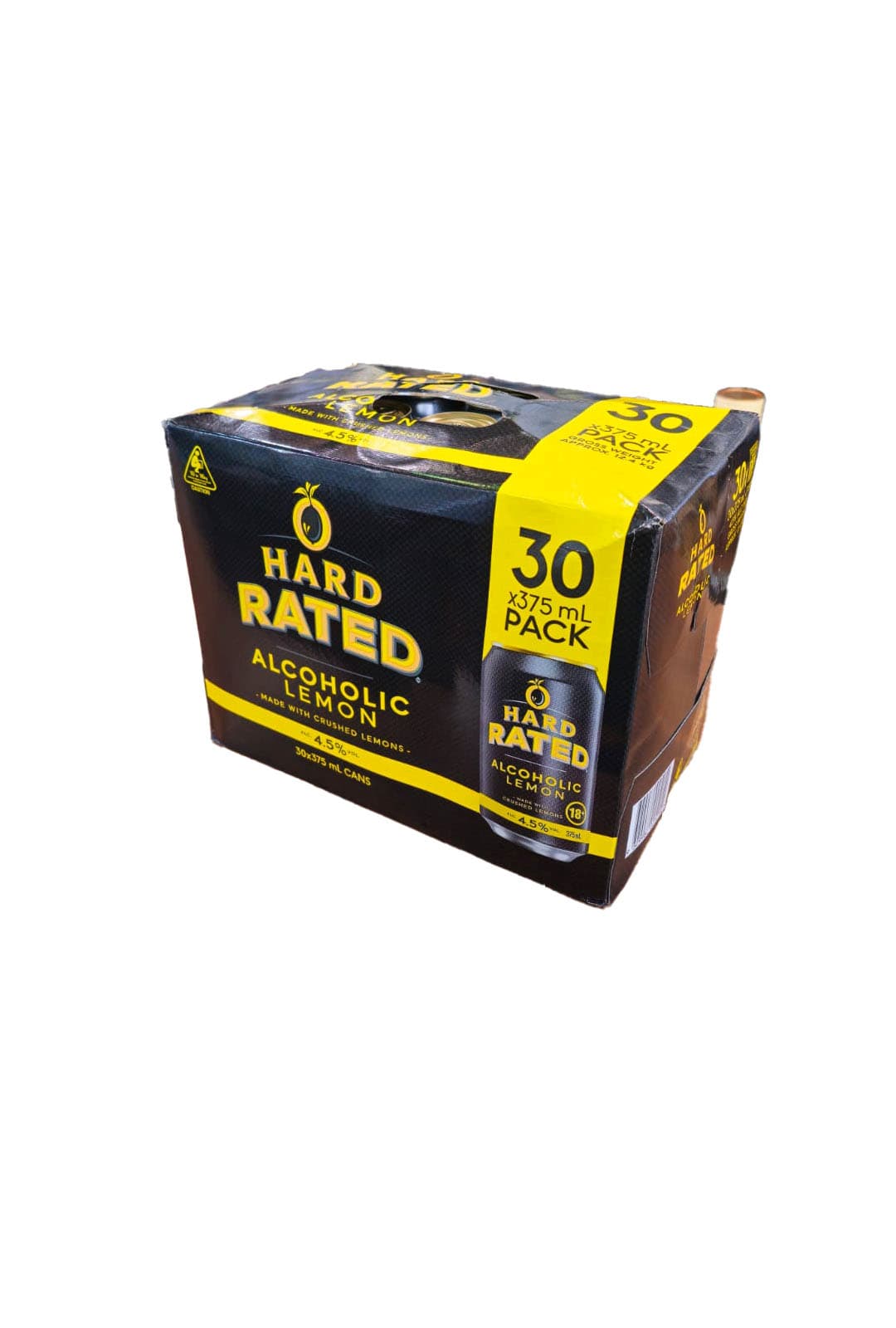 HARD RATED Alcoholic Lemon 4.5% Cans 375mL