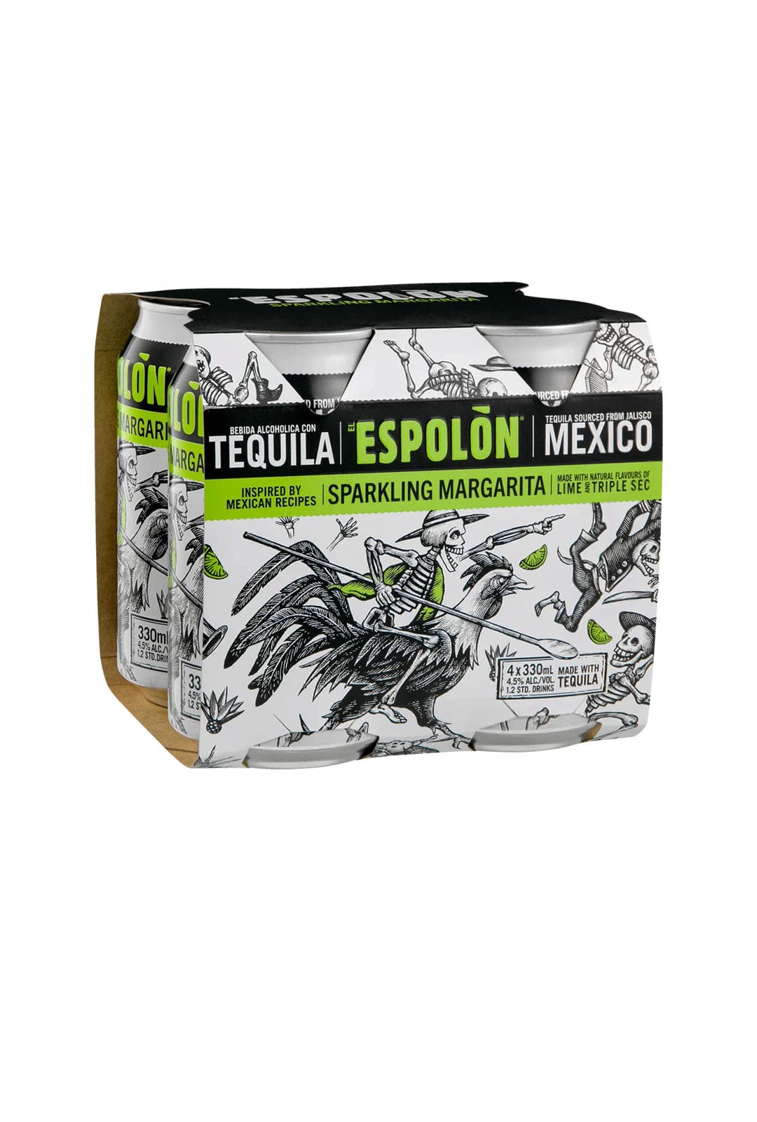 Espolon Espolon Sparkling Margarita Cans 330mL