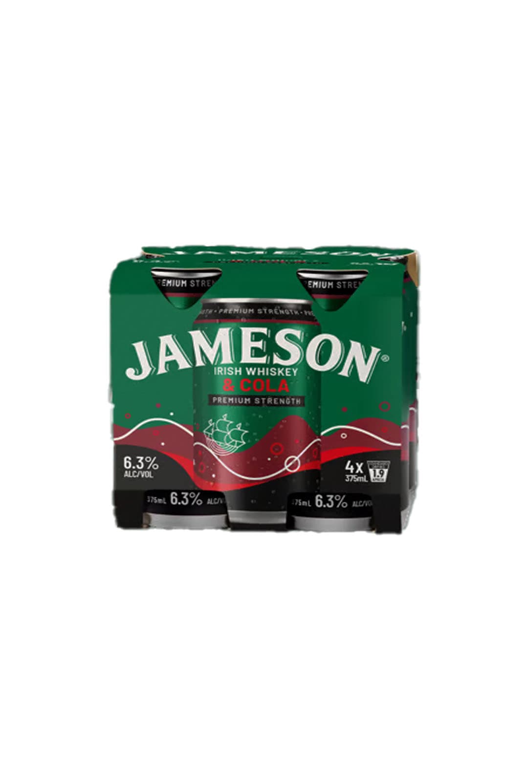 Jameson Whisky & Cola Cans 375mL