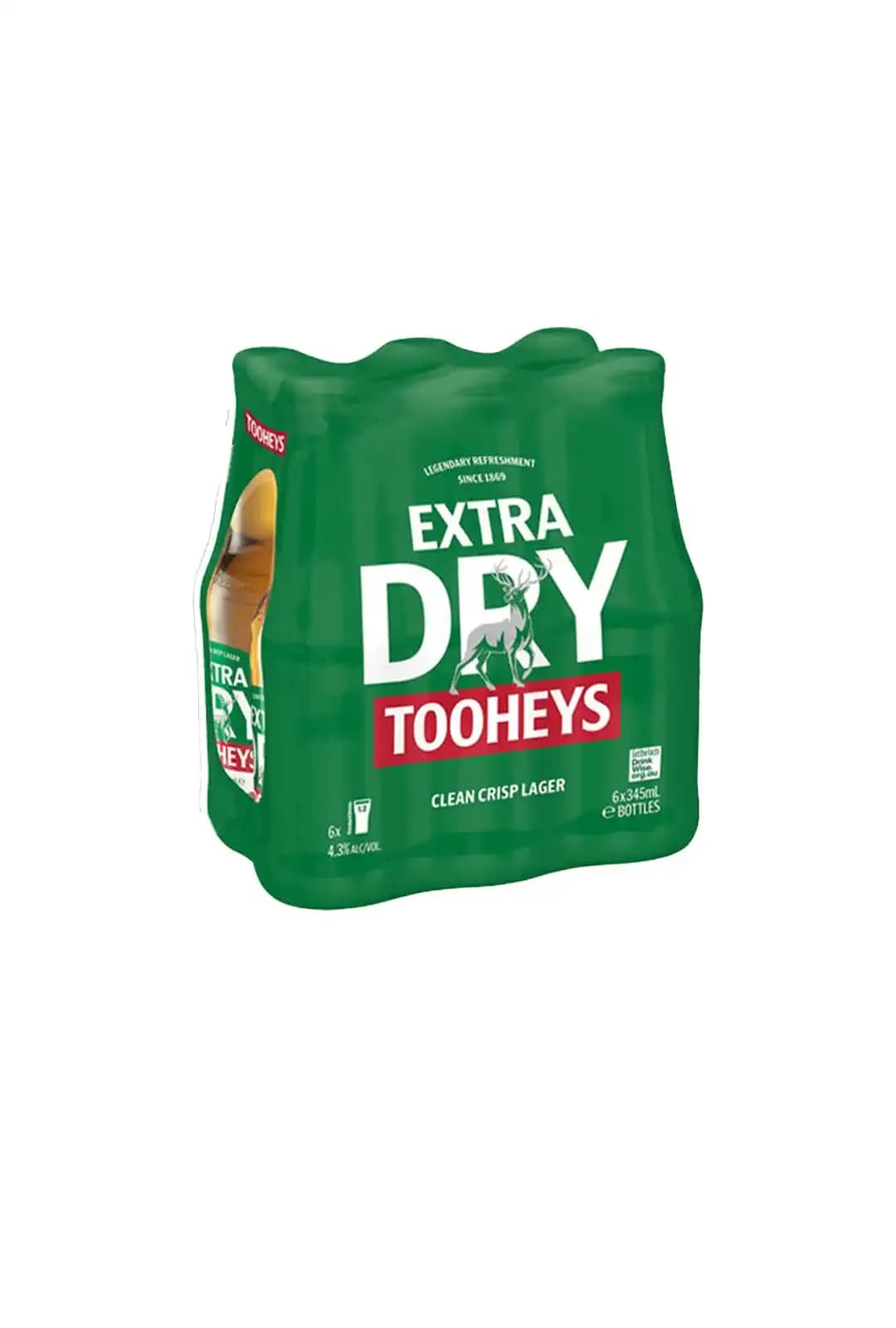 Tooheys Tooheys Extra Dry Bottles 345mL