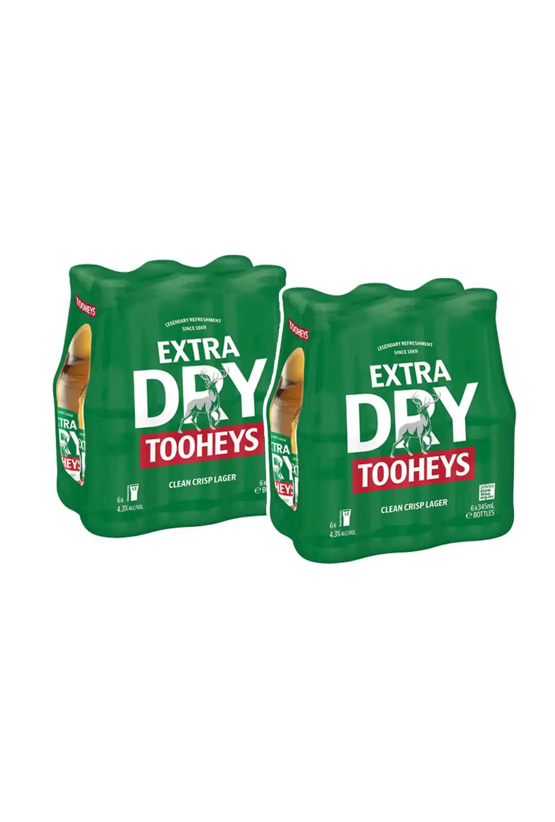 Tooheys Tooheys Extra Dry Bottles 345mL