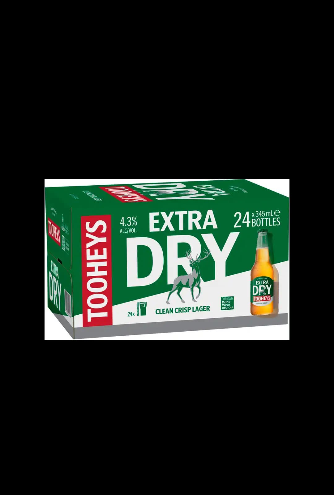 Tooheys Tooheys Extra Dry Bottles 345mL