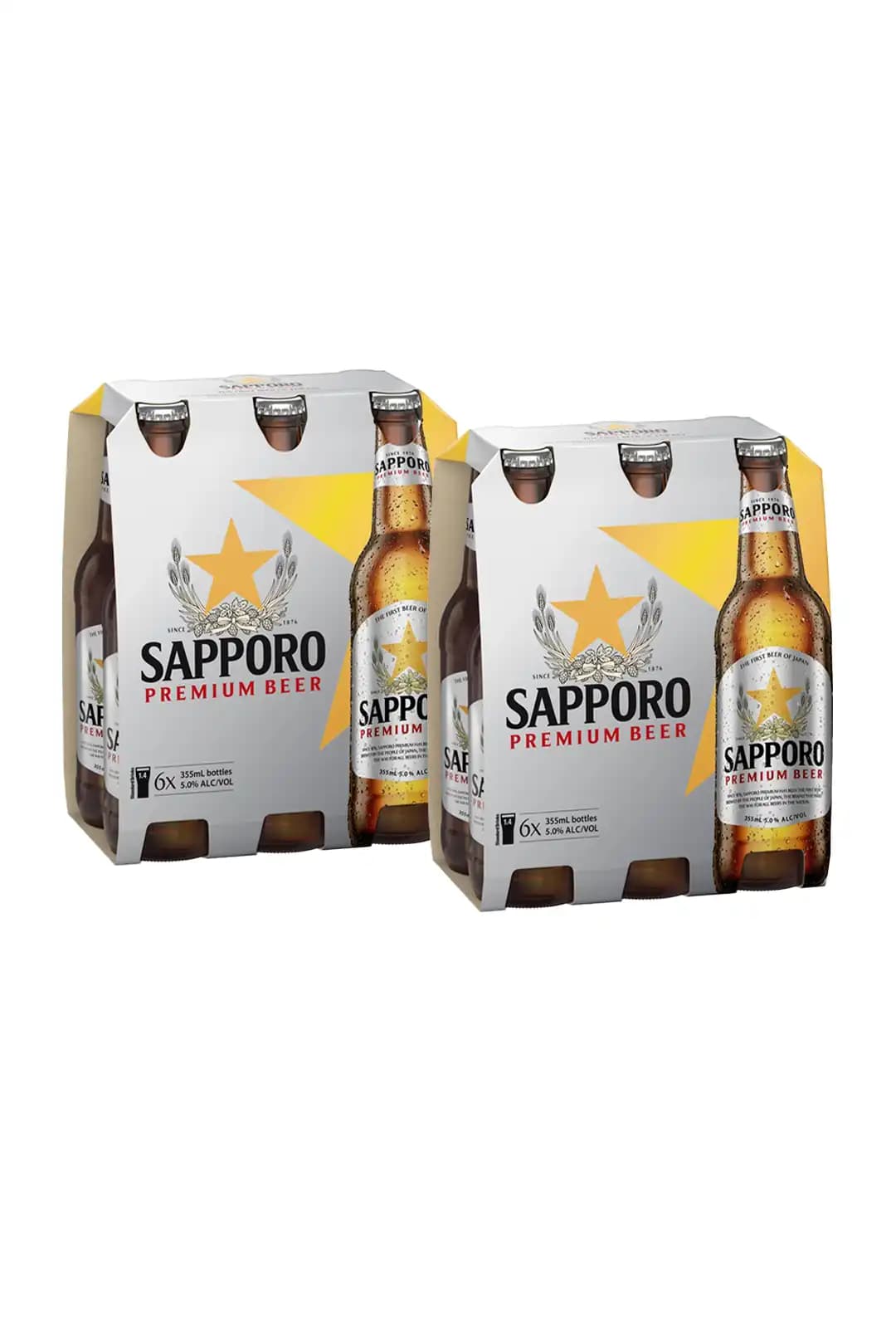 Sapporo Sapporo Premium Lager Bottles 355mL