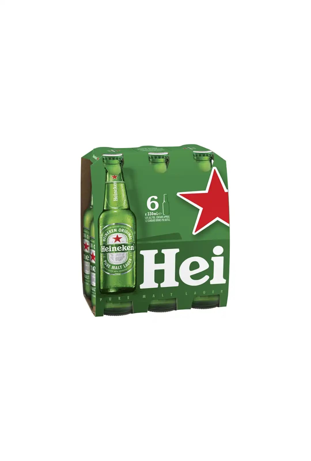 Heineken Lager Bottles 330mL