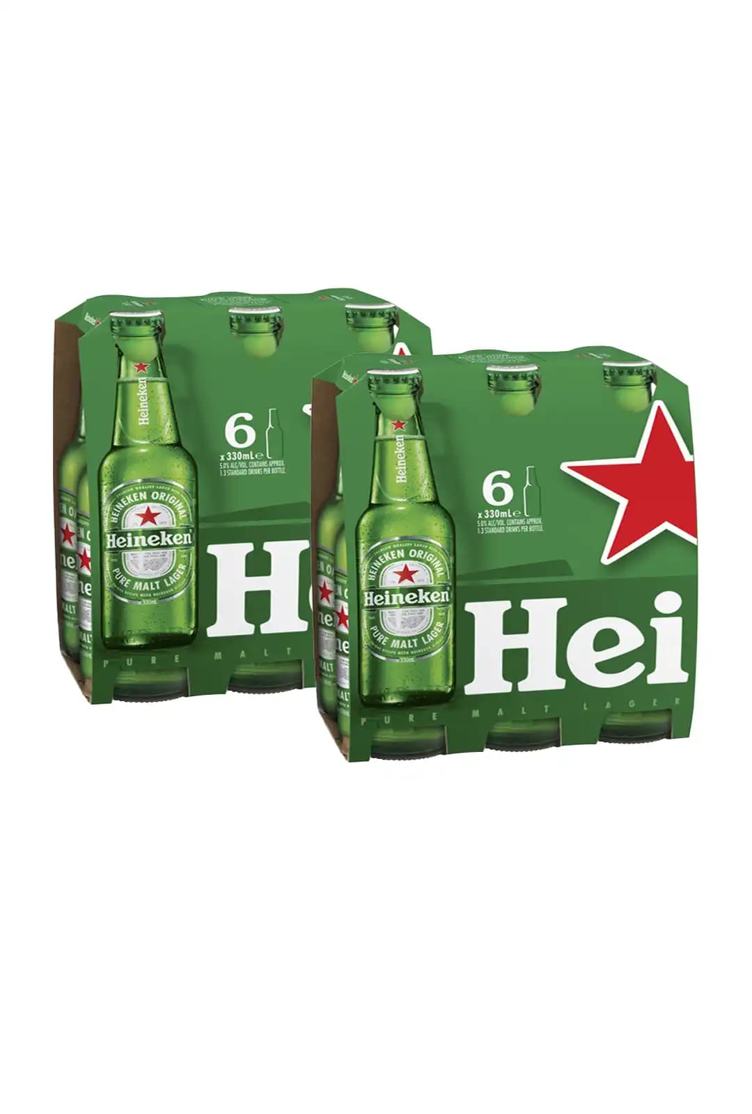 Heineken Lager Bottles 330mL