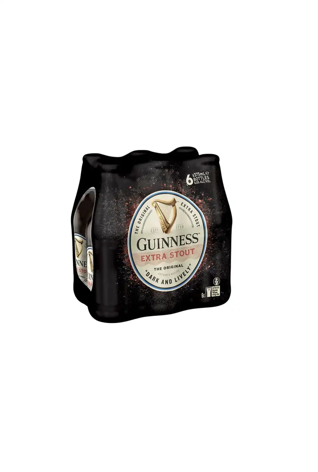 Guiness Guiness Extra Stout Bottles 375ml