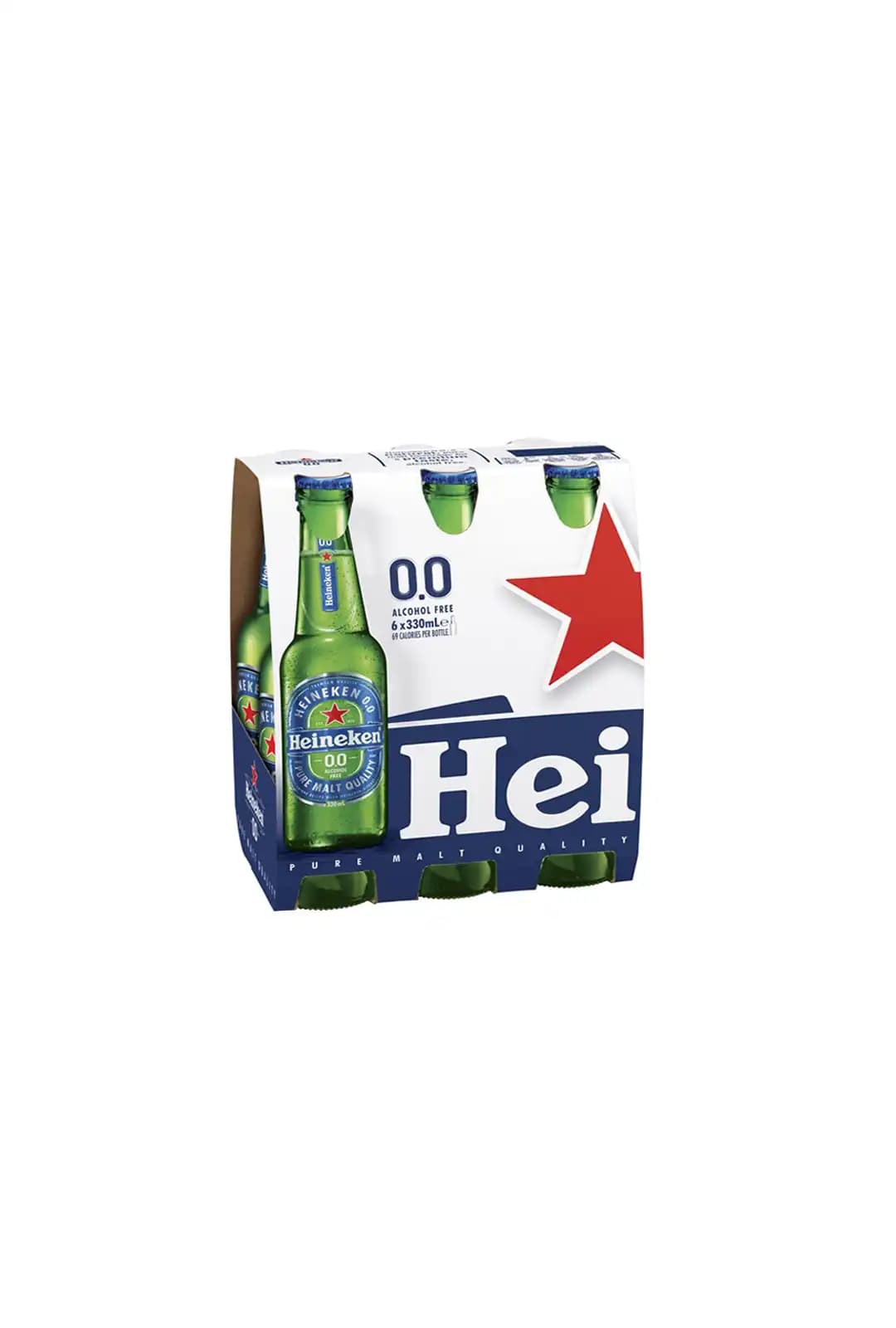 Heinken Zero Bottles 330mL