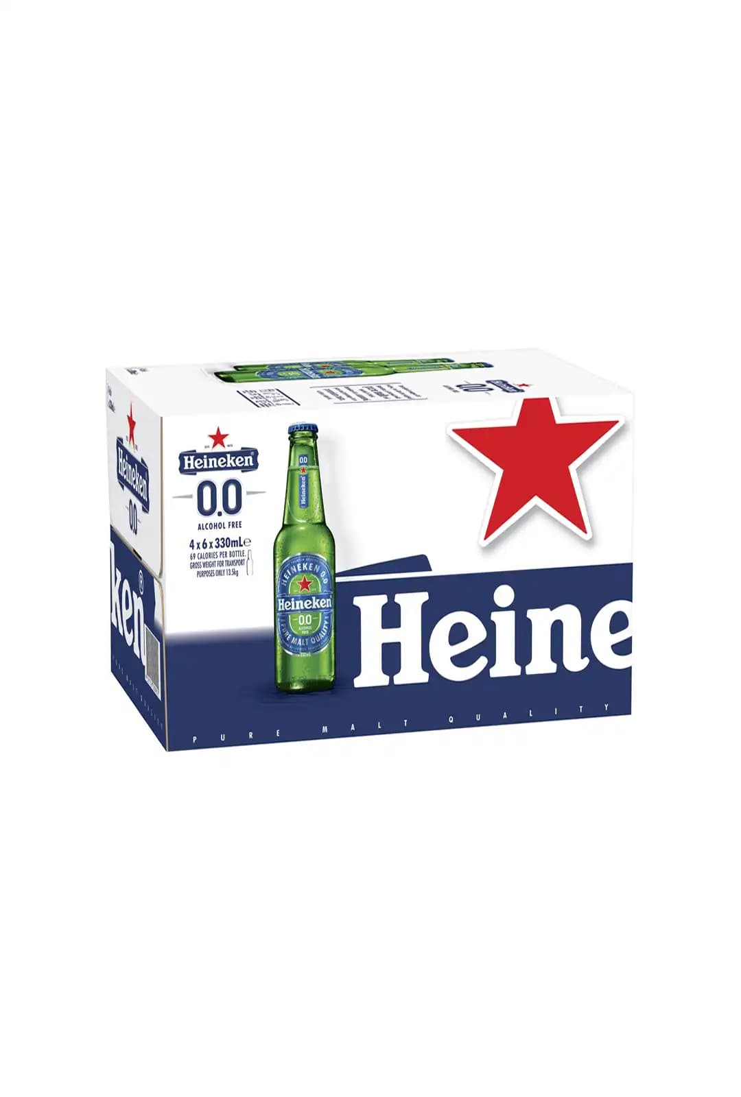 Heinken Zero Bottles 330mL