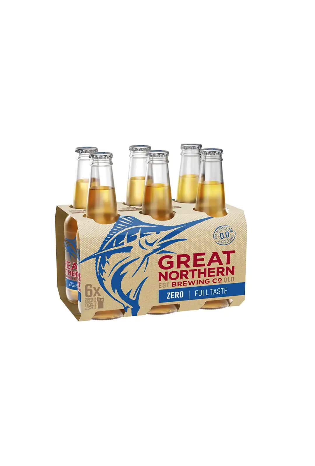 Great Northern Zero Beer Bottles 330mL