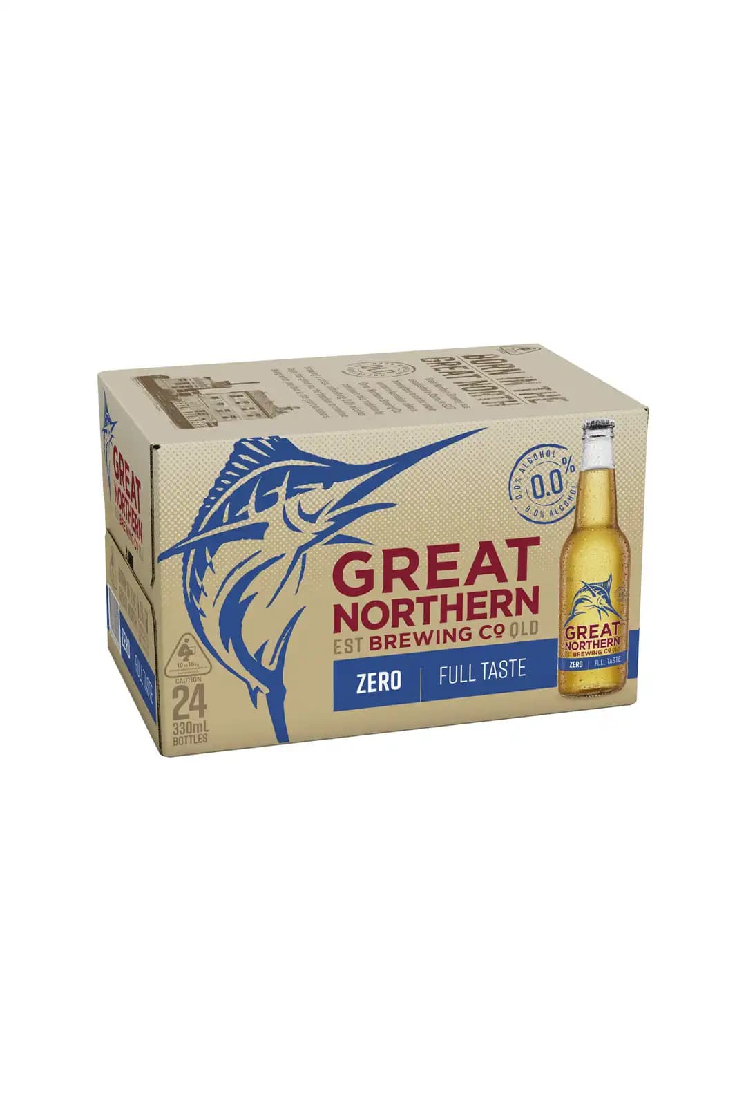Great Northern Zero Beer Bottles 330mL