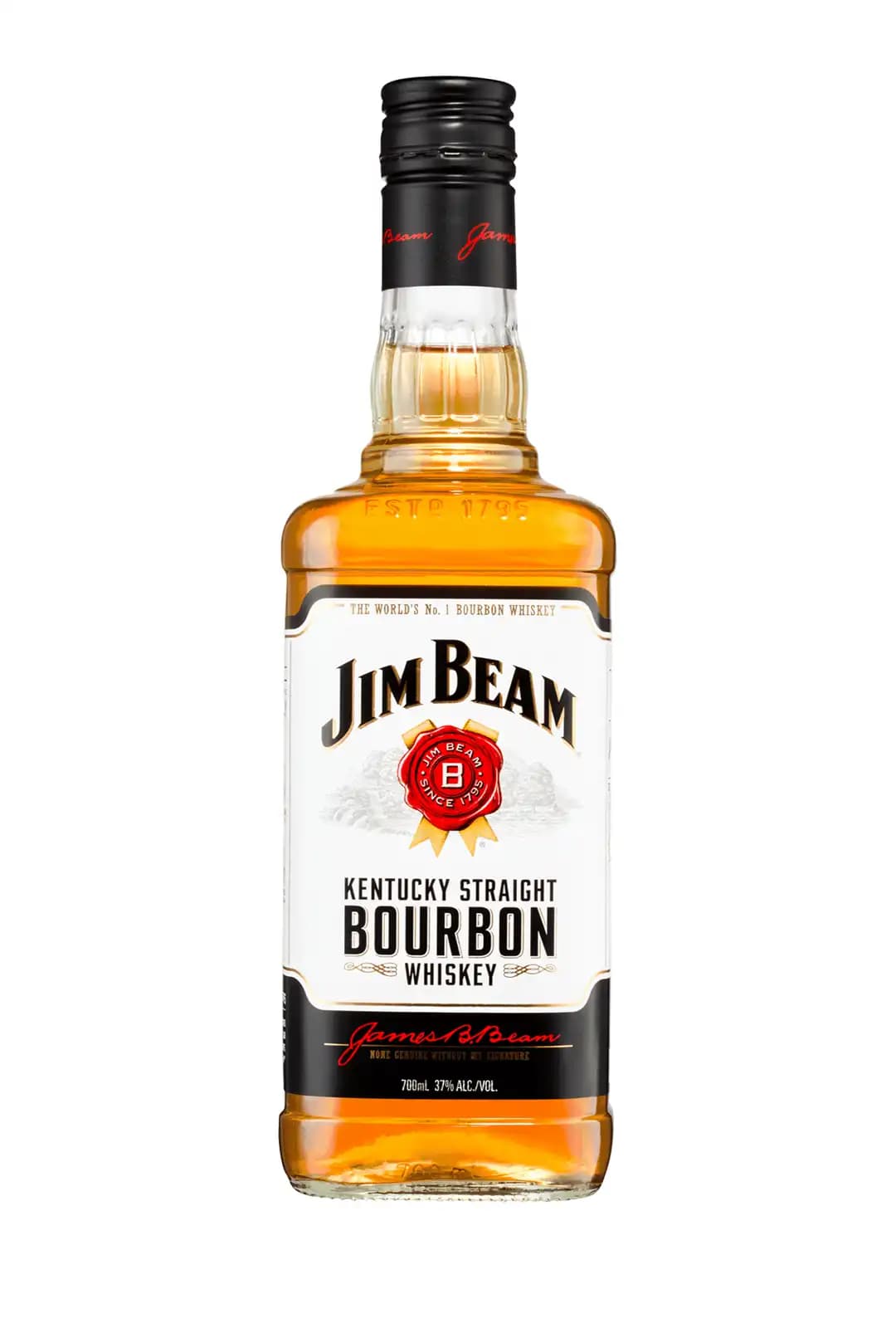 Jim Beam White Label Kentucky Straight Bourbon 700mL