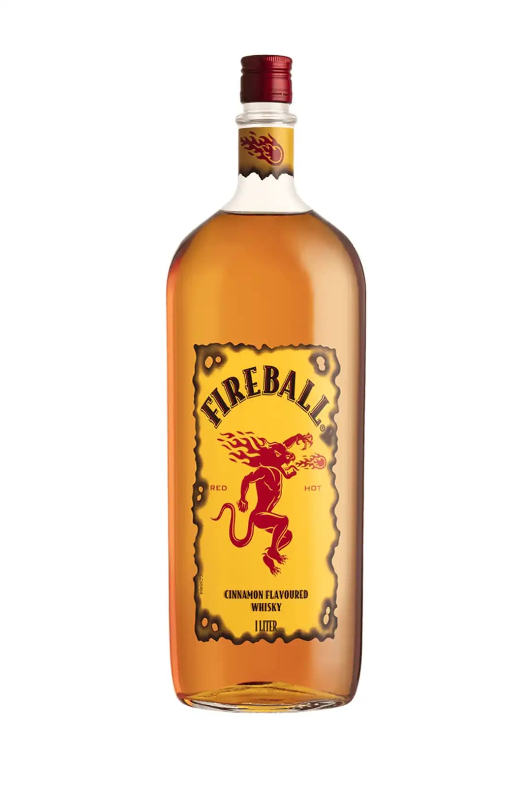 Fireball Cinnamon Flavoured Whisky 1L