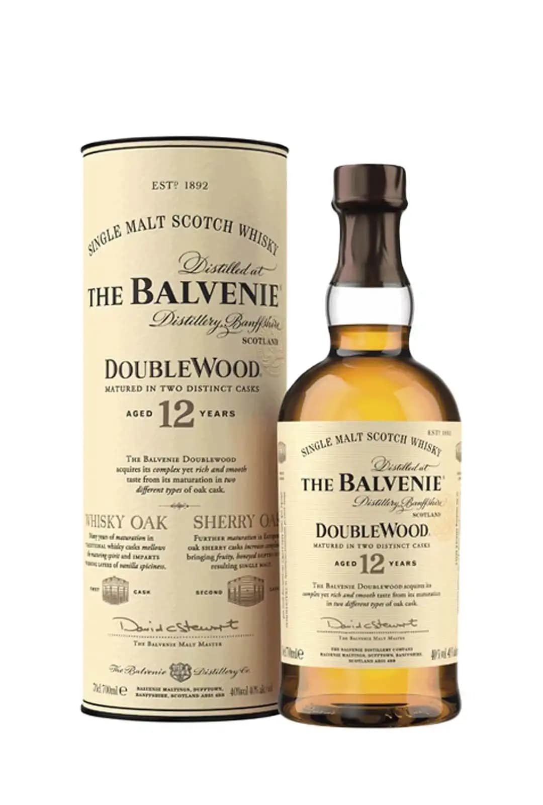 The Balvenie The Balvenie Doublewood 12YO Single Malt Scotch Whisky 700mL