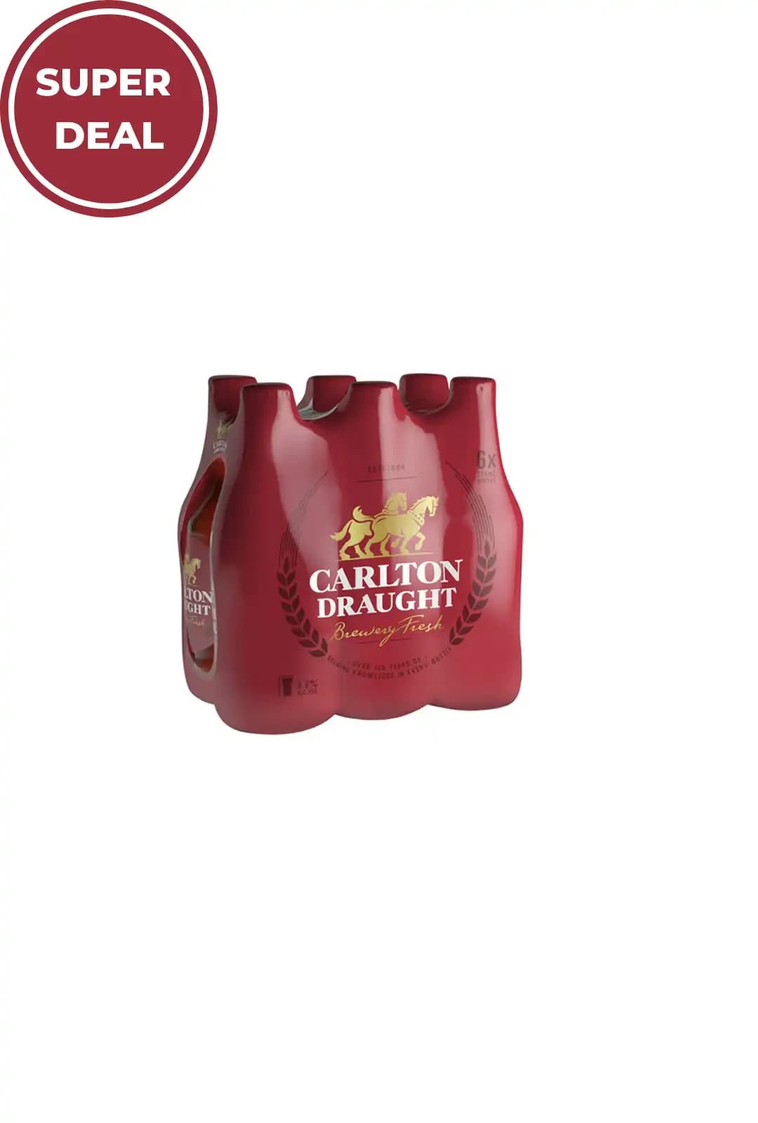 Carlton Draught Bottles 375mL