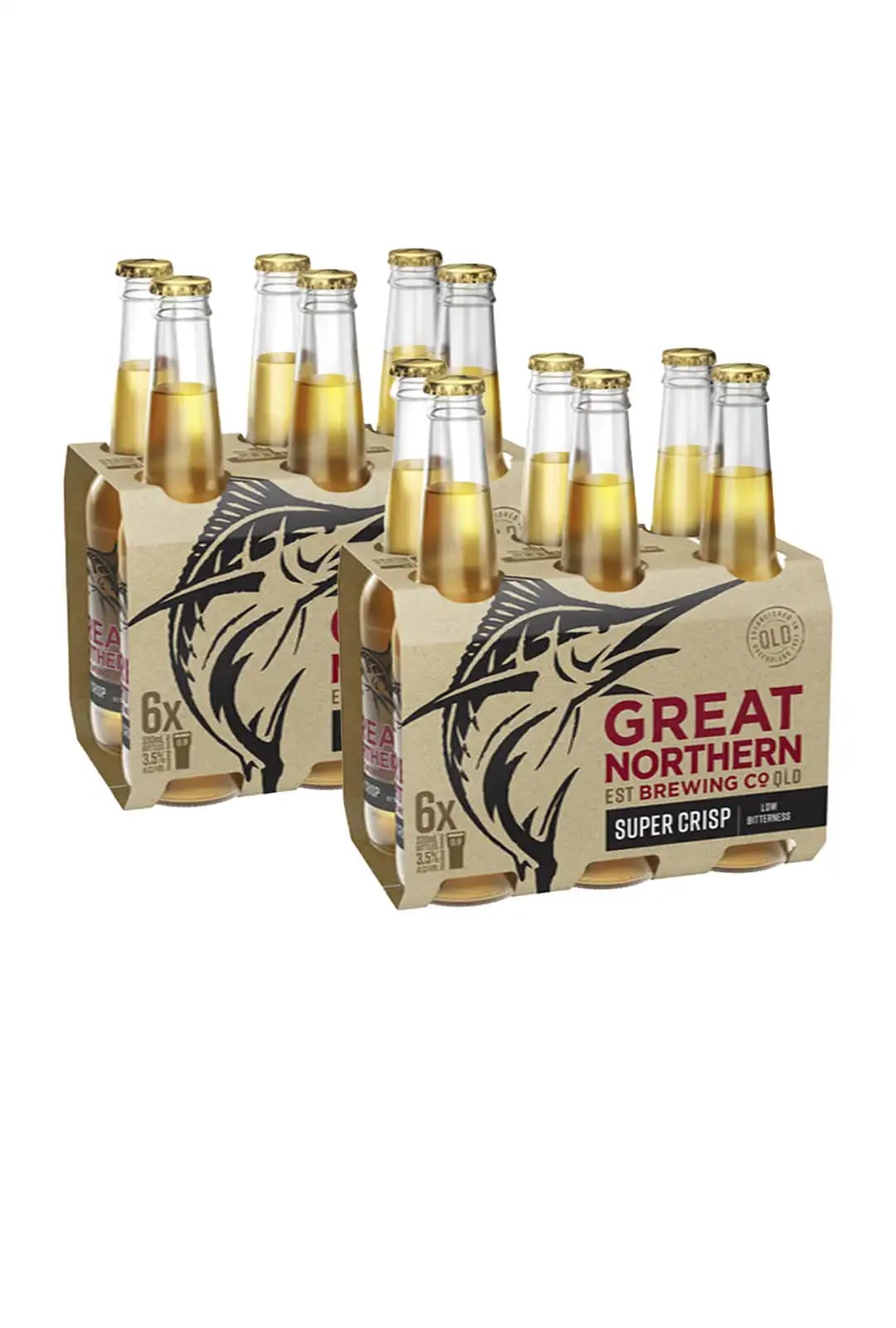Great Northern Great Northern Super Crisp Bottles 330mL