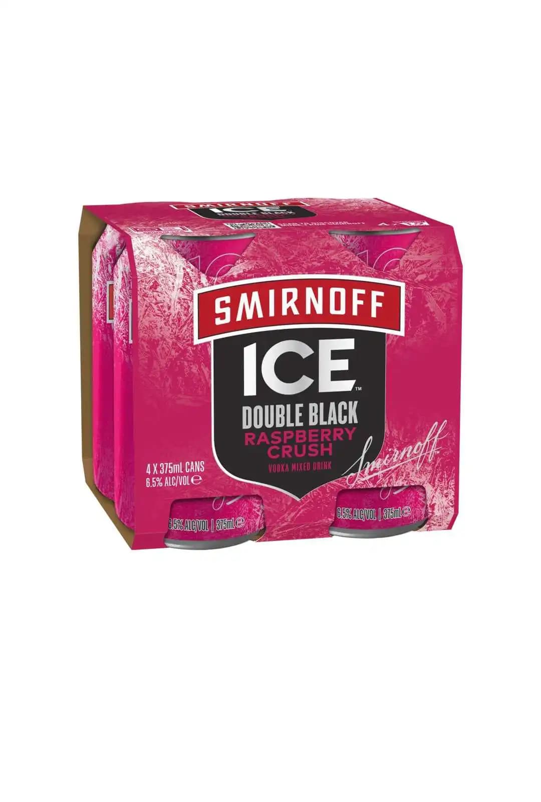 Smirnoff Ice Double Black Rasberry Crush Can