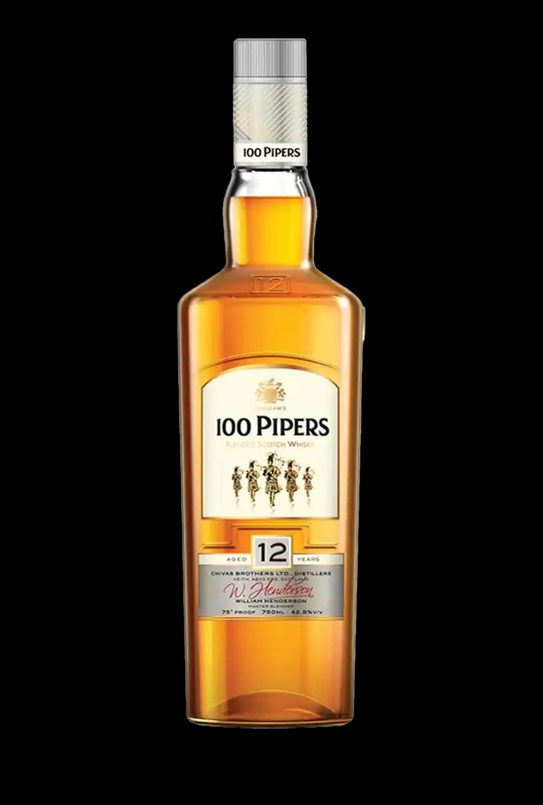 100 Pipers 100 Piper 12YO Blended Scotch Whisky 750mL