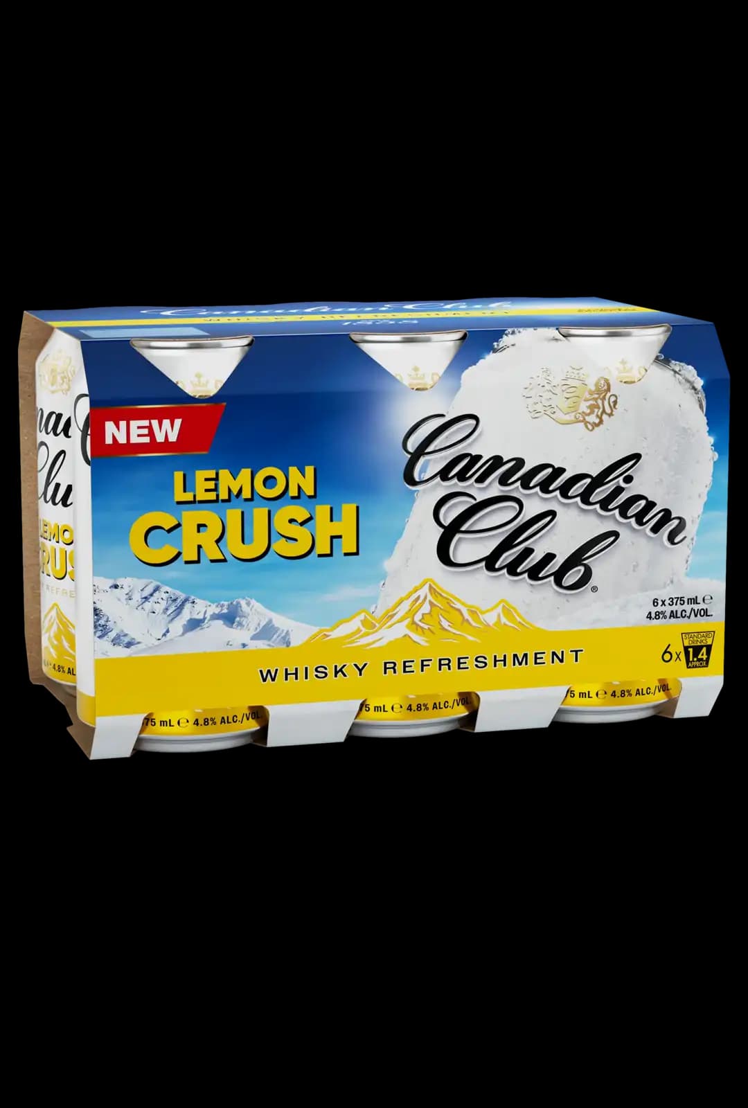 SPECIALS Canadian Club Lemon Crush Whisky 4.8% Cans 375mL