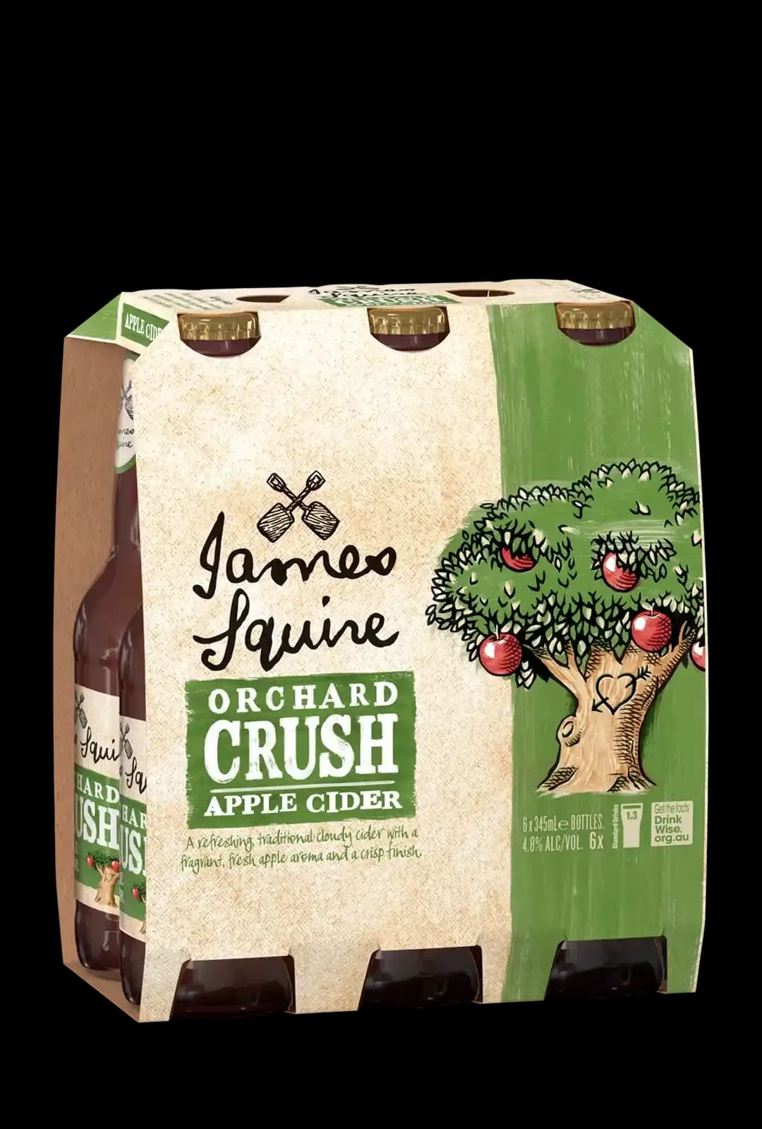 James Squire James Squire Orchard Crush Apple Cider Bottles 345mL
