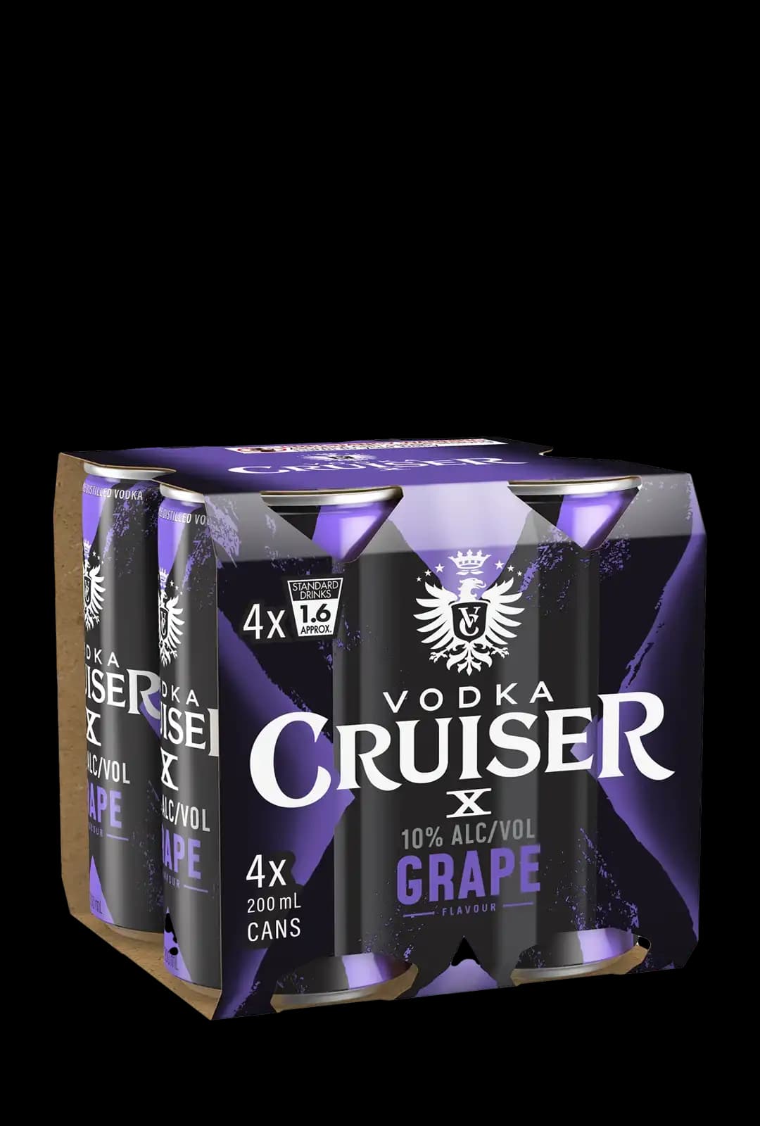 Vodka Cruiser X Grape 10% Can 200mL