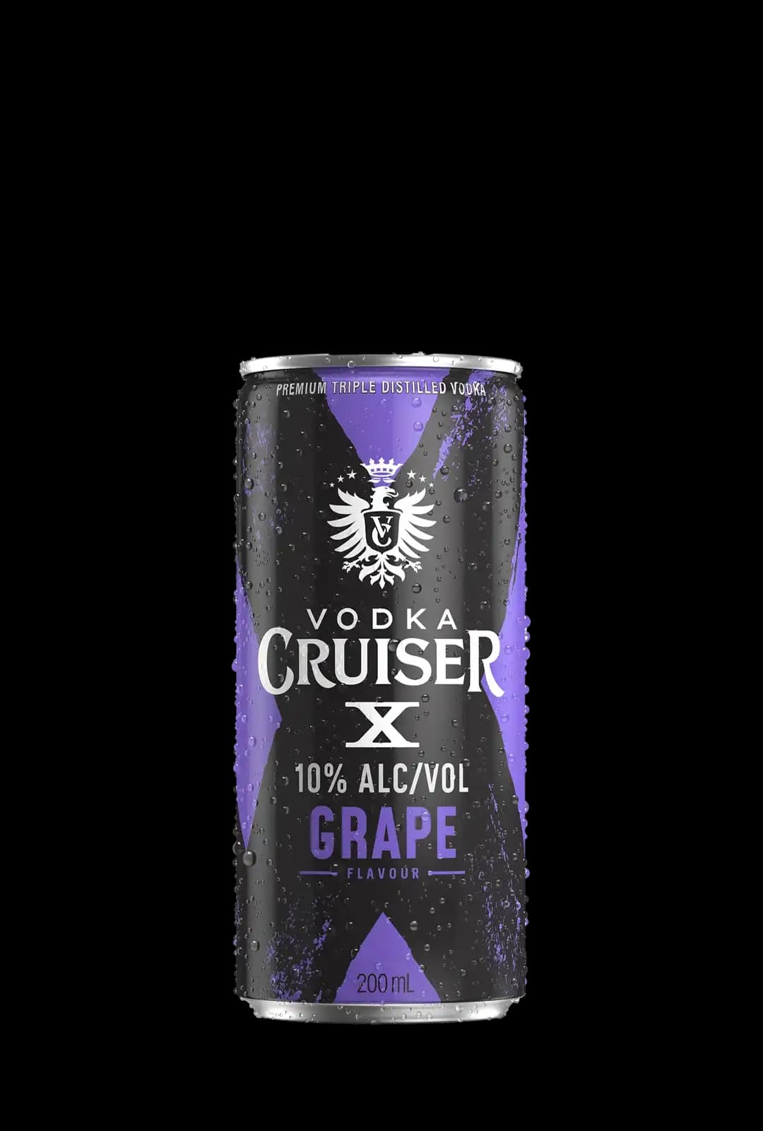 Vodka Cruiser X Grape 10% Can 200mL