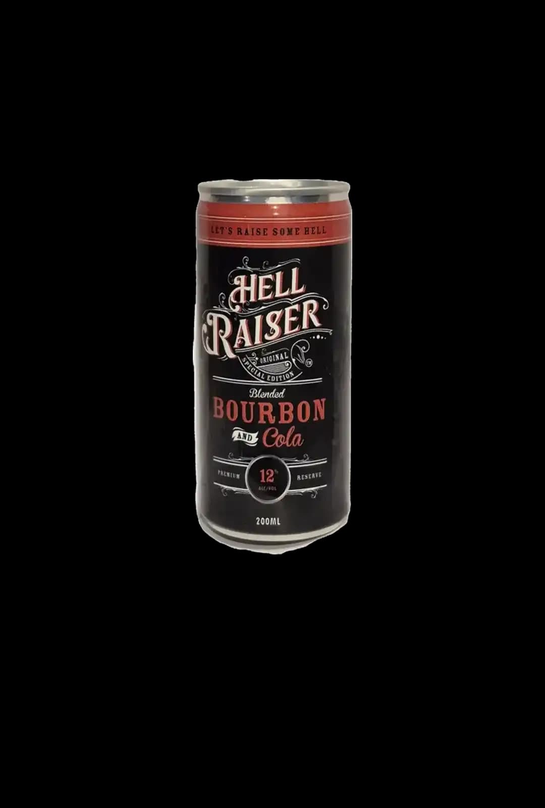 Hell Raiser Hell Raiser Bourbon & Cola 12% Can 200mL